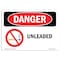 Signmission Safety Sign, OSHA Danger, 7" Height, Unleaded, Landscape OS-DS-D-710-L-1279 - alternate 1